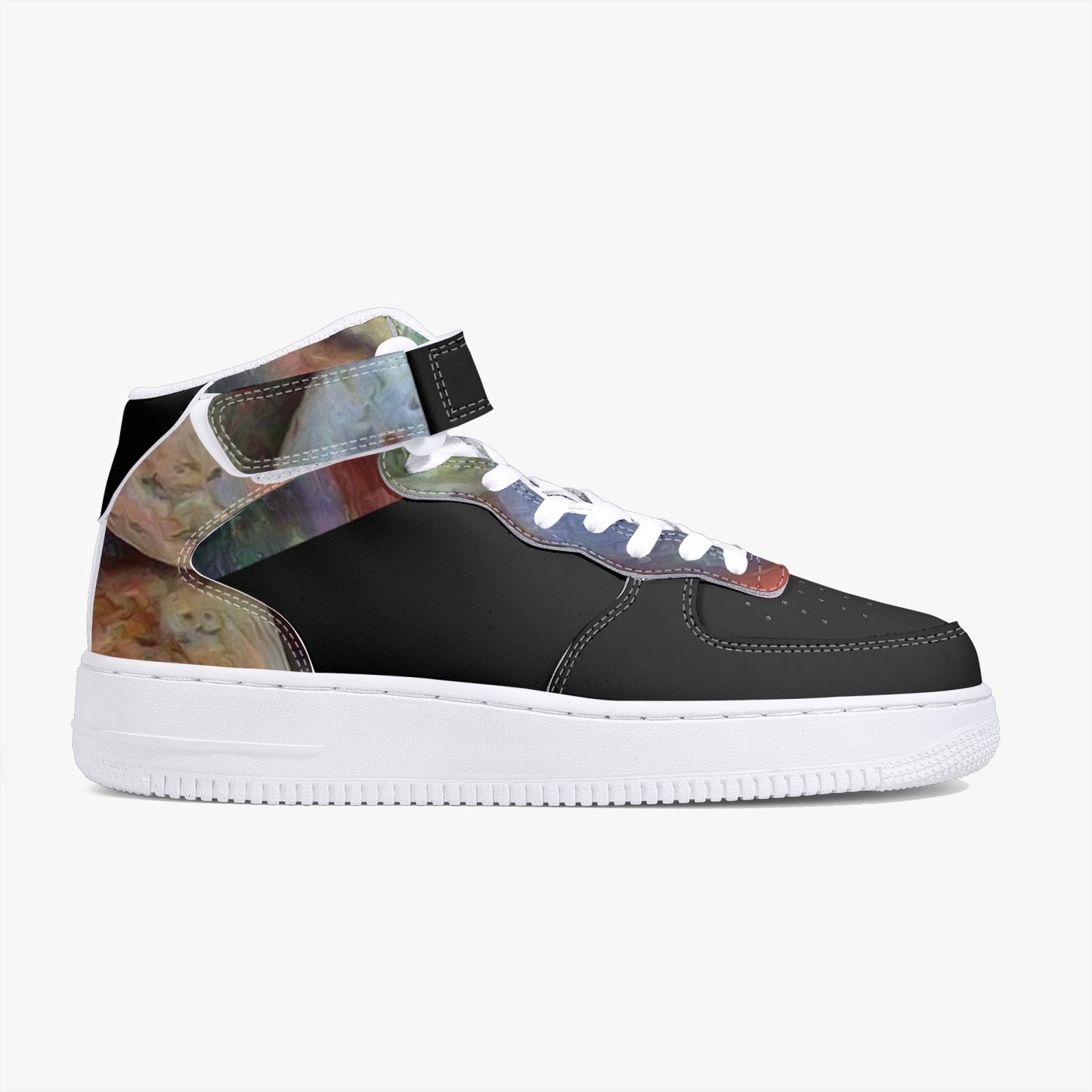 284. AF1 High-Top Leather Sports Sneakers