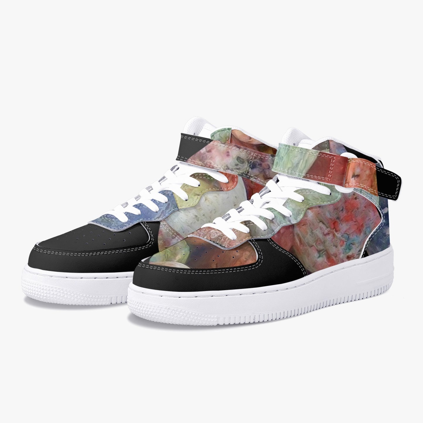 284. AF1 High-Top Leather Sports Sneakers